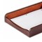 Dacasso Brown Crocodile Embossed Leather Letter Tray AG-2001 - alternate 2